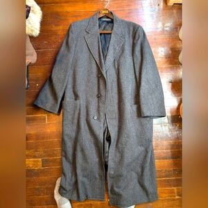 Brooks Brothers Full Length Wool Overcoat/Trench Coat XL-XXL